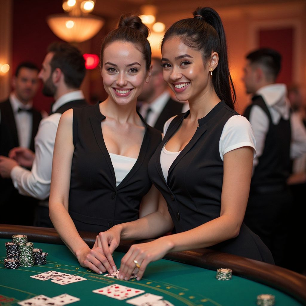 Instrutoras da Academia de Poker